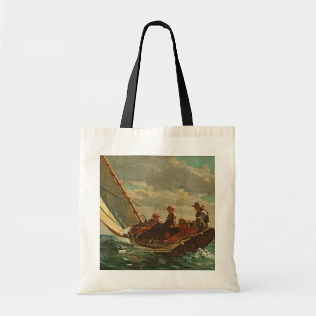 Breezing Up (A Fair Wind) 1873-76 Tote Bag (Front)
