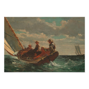 Breezing Up (A Fair Wind) by Winslow Homer Photo Print