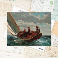 Breezing Up Fair Wind Winslow Homer