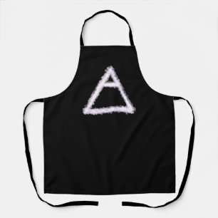 Breezy Air Element Alchemy Symbol Apron