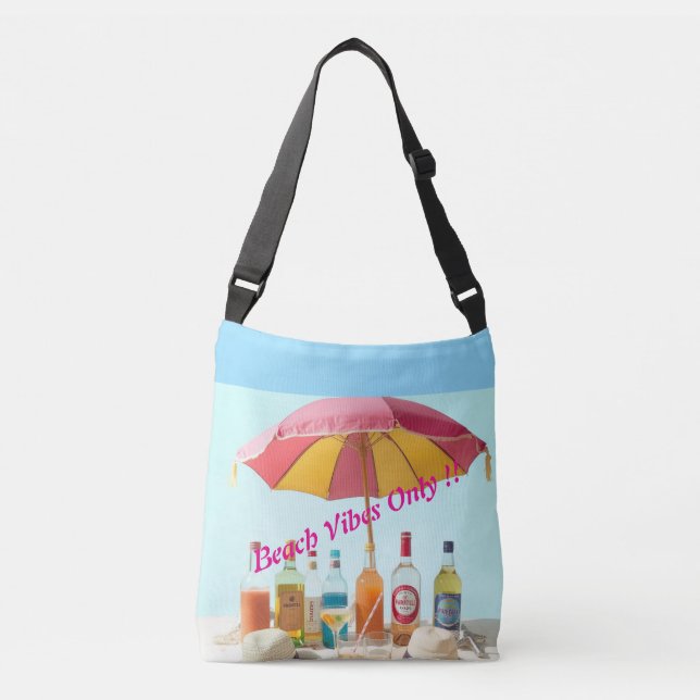 "Breezy beach bag" Crossbody Bag (Front)