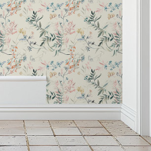 Breezy Botanical Wallpaper