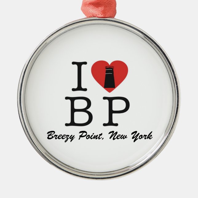 Breezy Point Lighthouse Ornament (Front)