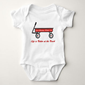 Breezy Point Little Red Wagon Baby Bodysuit
