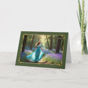 Breezy Walk Woman's Birthday Card