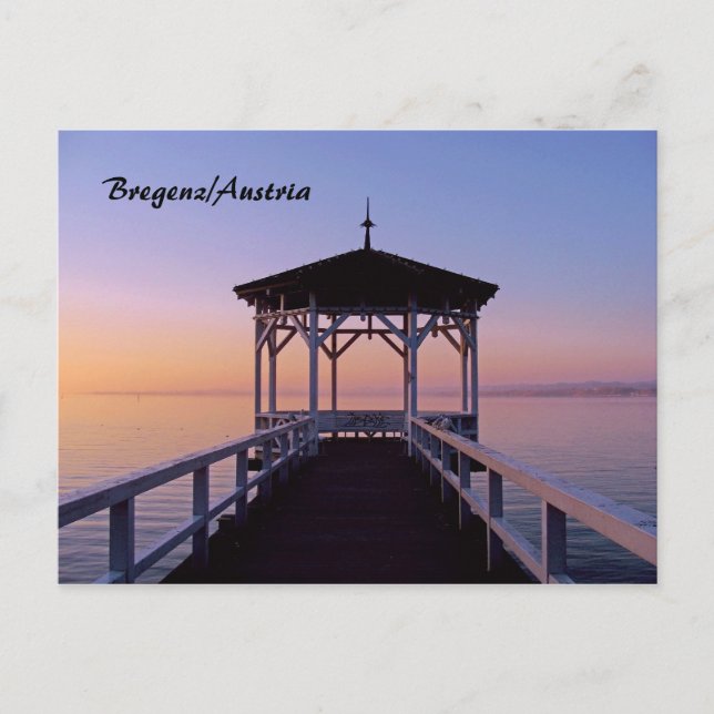 Bregenz at Lake Constance in Austria Postcard (Front)