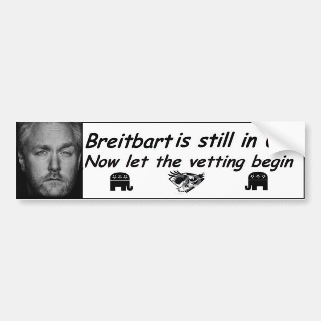 Breitbart Bumper Sticker (Front)