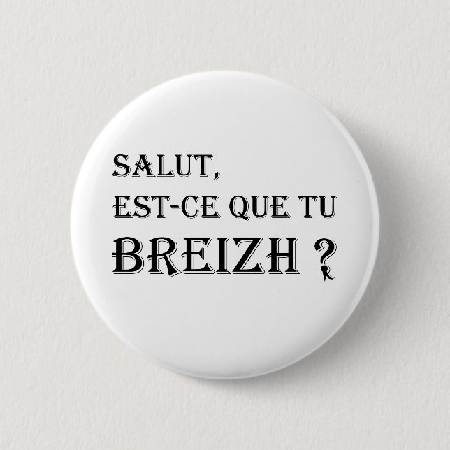 breizh 6 cm round badge (Front)