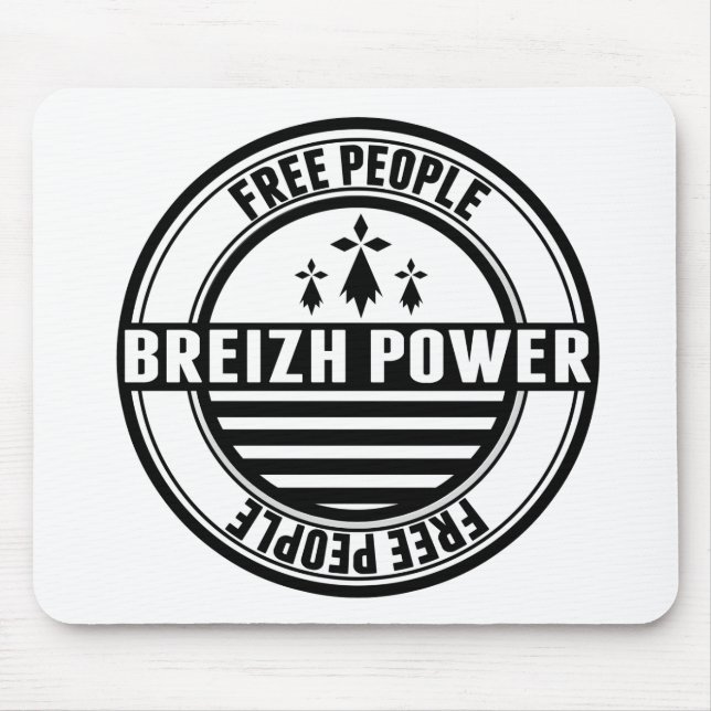Breizh Briton Breton free people flag Mouse Pad (Front)