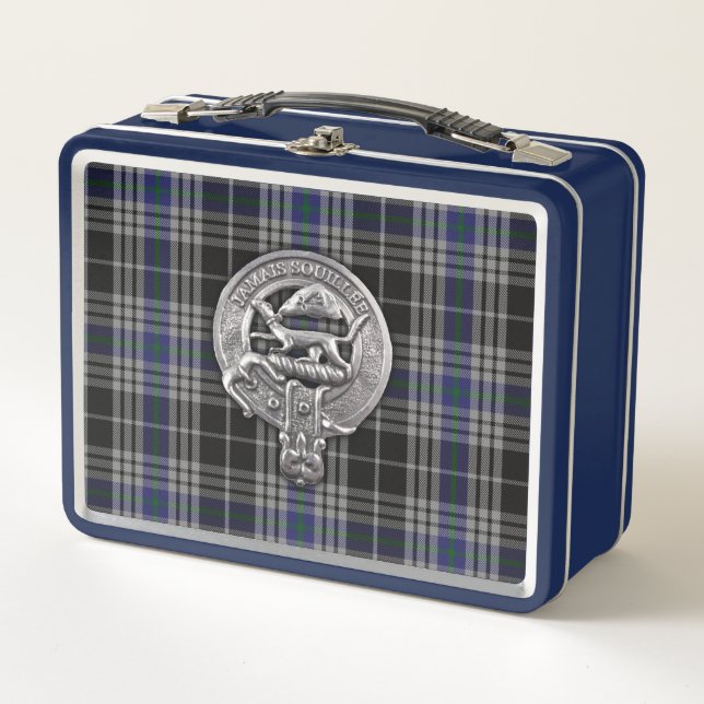 Breizh Crest & Tartan National Breizh Metal Lunch Box (Front)