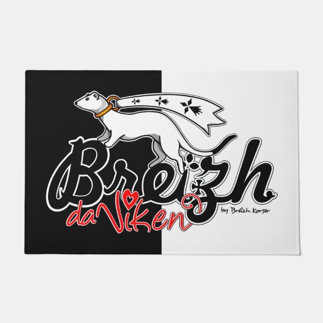 Breizh da viken (Brittany forever) Doormat (Front)