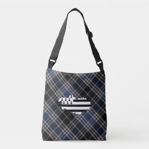 Breizh Flag Map & Tartan National Breizh Crossbody Bag