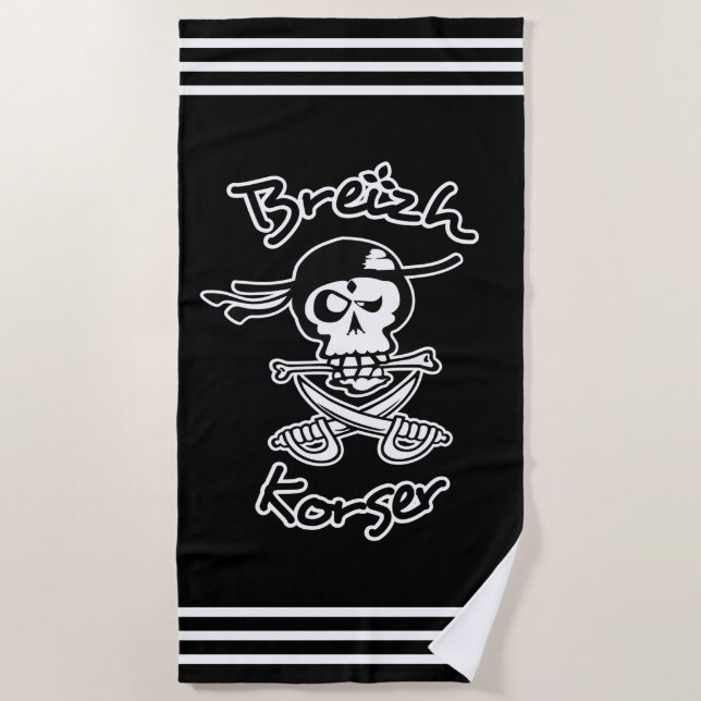 Breizh Korser beach towel (Front)