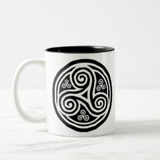 Breizh triskele Two-Tone coffee mug