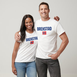 BREKSTAD Norway Flag T-Shirt