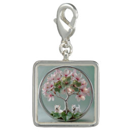 Breloque Bijou Sakura bracelet Photo Mom Westie