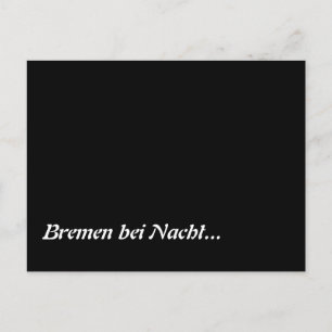 Bremen bei Nacht Postcard