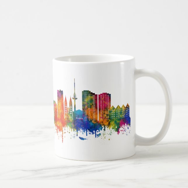 Bremen Germany Skyline Coffee Mug (Right)