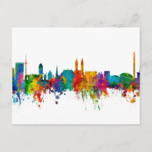 Bremen Germany Skyline Postcard