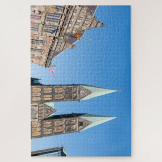 Bremen Germany Spires of the St Petri Dom Jigsaw Puzzle
