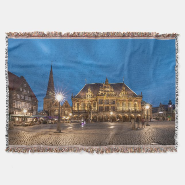 Bremen Germany Throw Blanket (Front)
