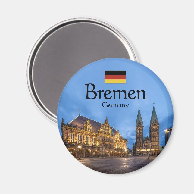 Bremen Souvenir Magnet (Front/Back)