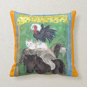 Bremen Town Musicians Cushion