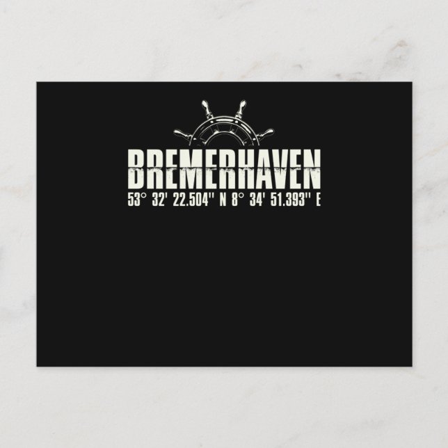 Bremerhaven Bremen North Germany Gift Postcard (Front)