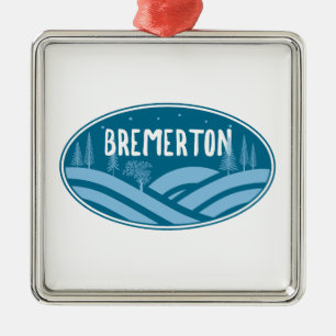 Bremerton Washington Outdoors Metal Ornament