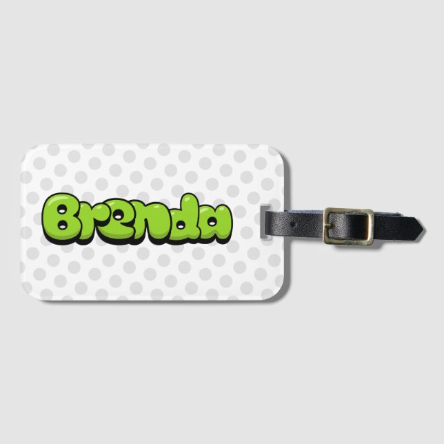Brenda Luggage Tag (Front Horizontal)