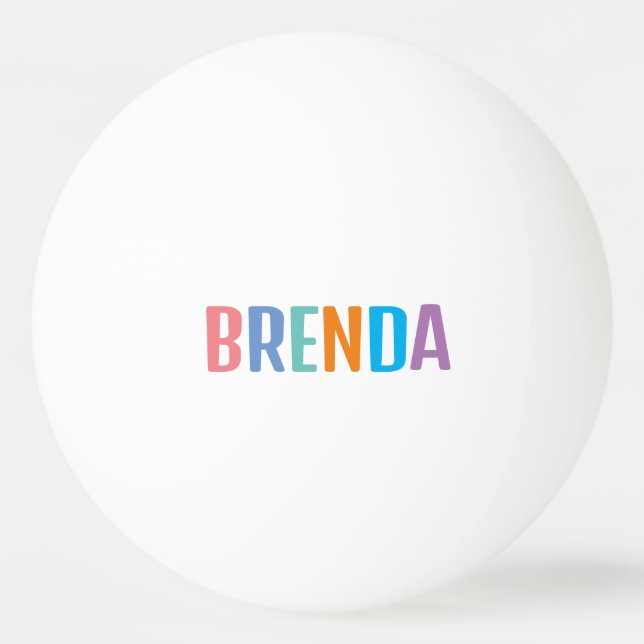 Brenda Ping Pong Ball (Front)