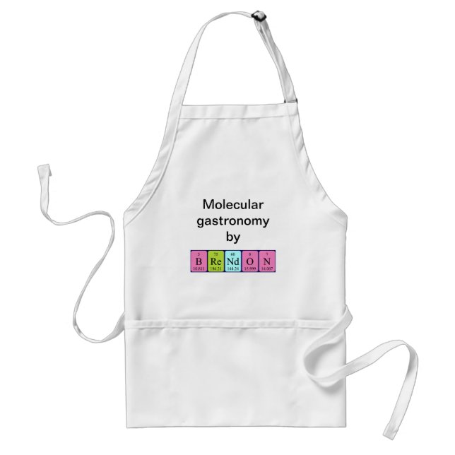 Brendon periodic table name apron (Front)
