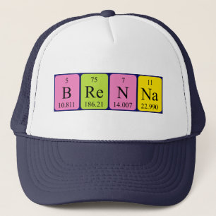 Brenna periodic table name hat