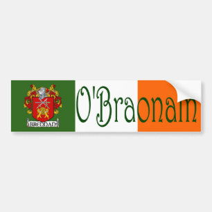Brennan Clan Irish/English Bumper Sticker
