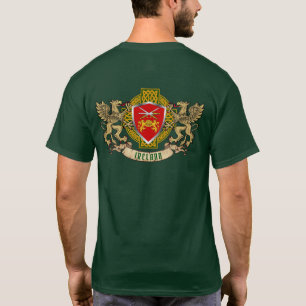 Brennan Irish Shield & Griffins Personalised T-Shirt