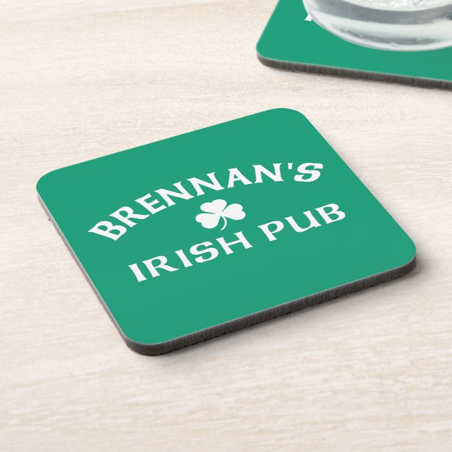 Brennan's Irish Pub Coaster (Left Side)