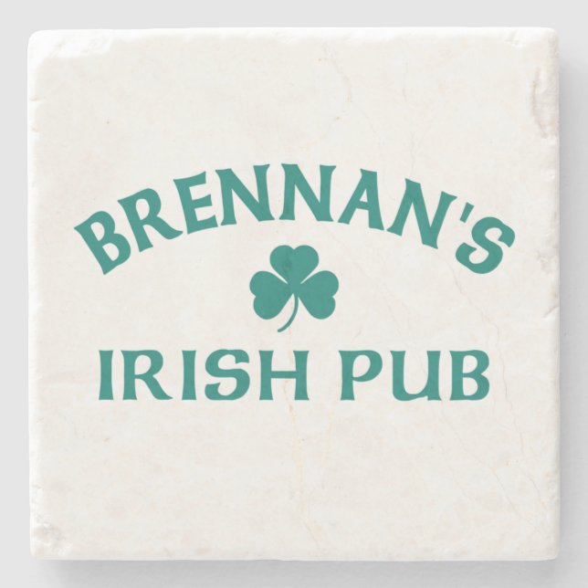 Brennan's Irish Pub   Stone Coaster (Front)