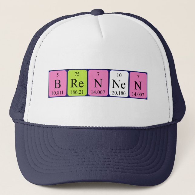 Brennen periodic table name hat (Front)