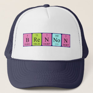 Brennon periodic table name hat