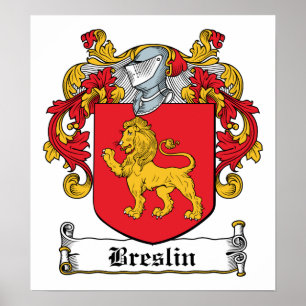 Breslin Family Crest Poster
