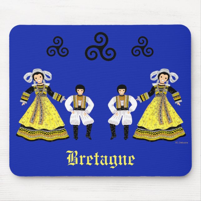 Bretagne, France Mouse Pad (Front)