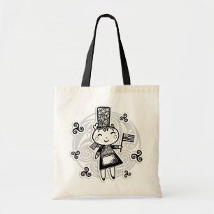 Breton girl tote bag