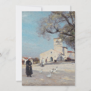 Breton Landscape Village Architecture Invitation