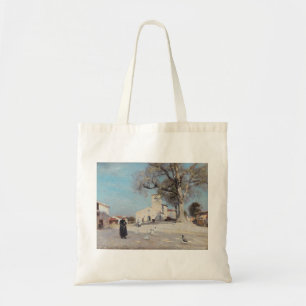 Breton Landscape Village Architecture Tote Bag
