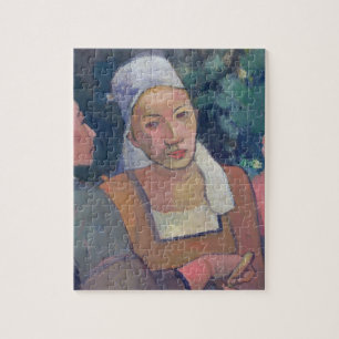 Breton Peasants, 1894 (oil on canvas) Jigsaw Puzzle