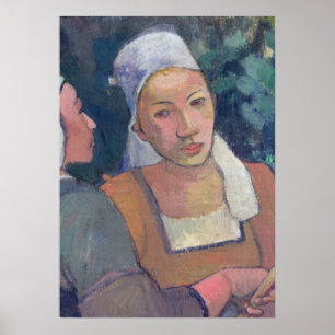 Breton Peasants, 1894 (oil on canvas) Poster