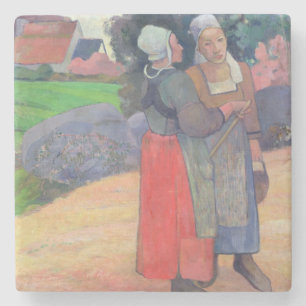 Breton Peasants, 1894 Stone Coaster