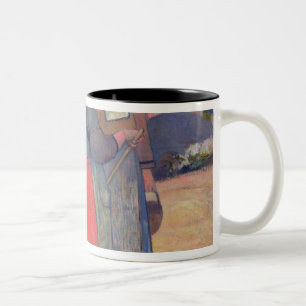 Breton Peasants, 1894 Two-Tone Coffee Mug