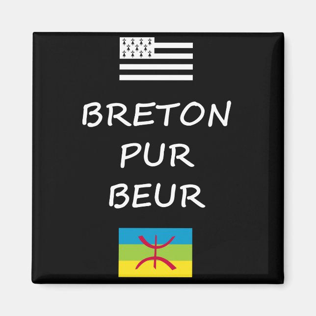 Breton pur beur - Amazigh/Berbère Magnet (Front)