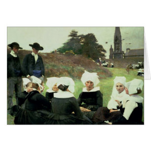 Breton Women Sitting at a Pardon